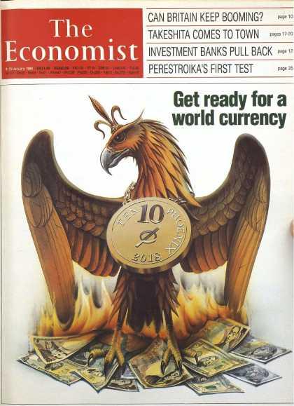 GET READY FOR A WORLD CURRENCY (1988) by The Economist