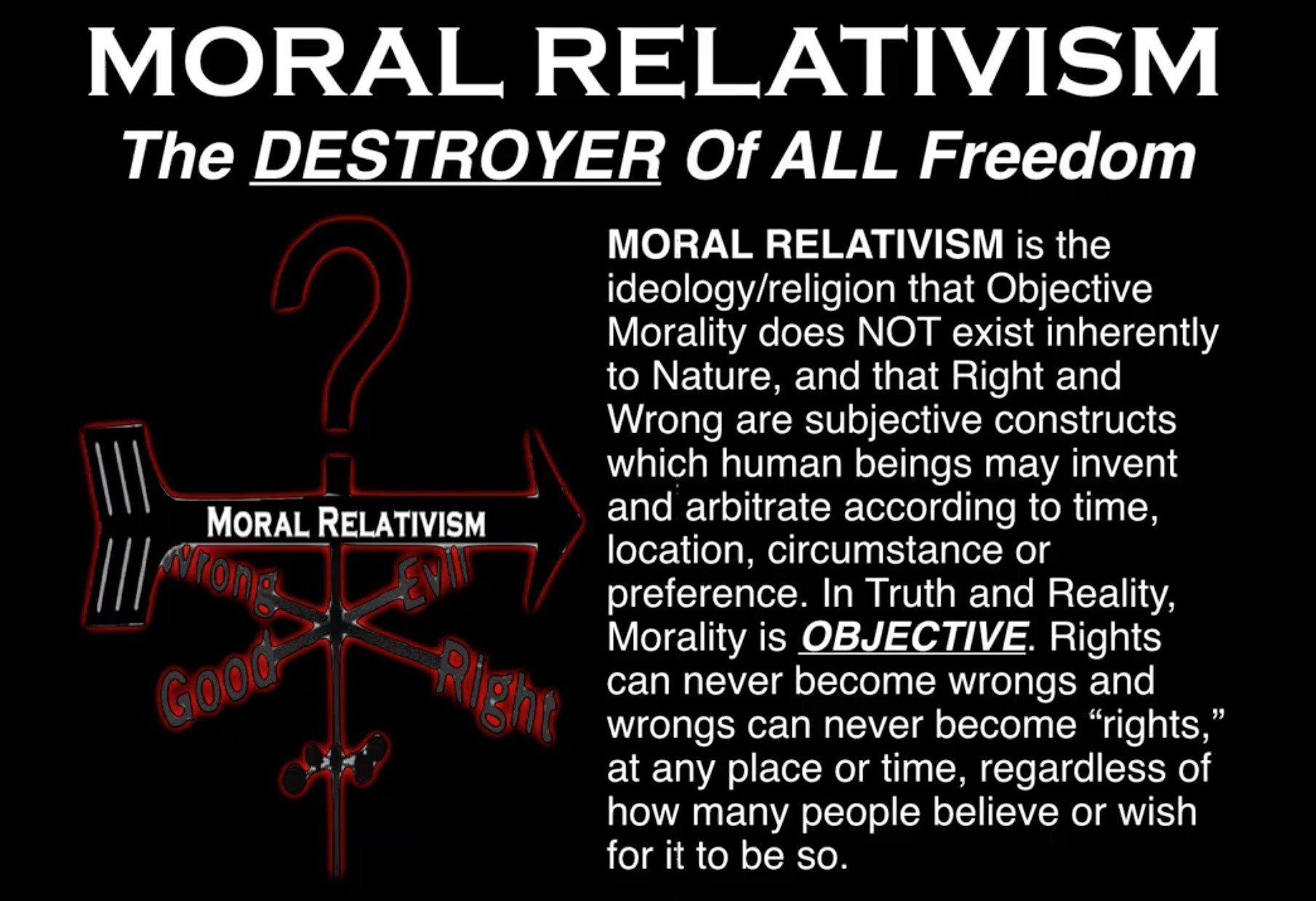 Mark Passio Slide - Moral Relativism - The Destroyer of ALL Freedom