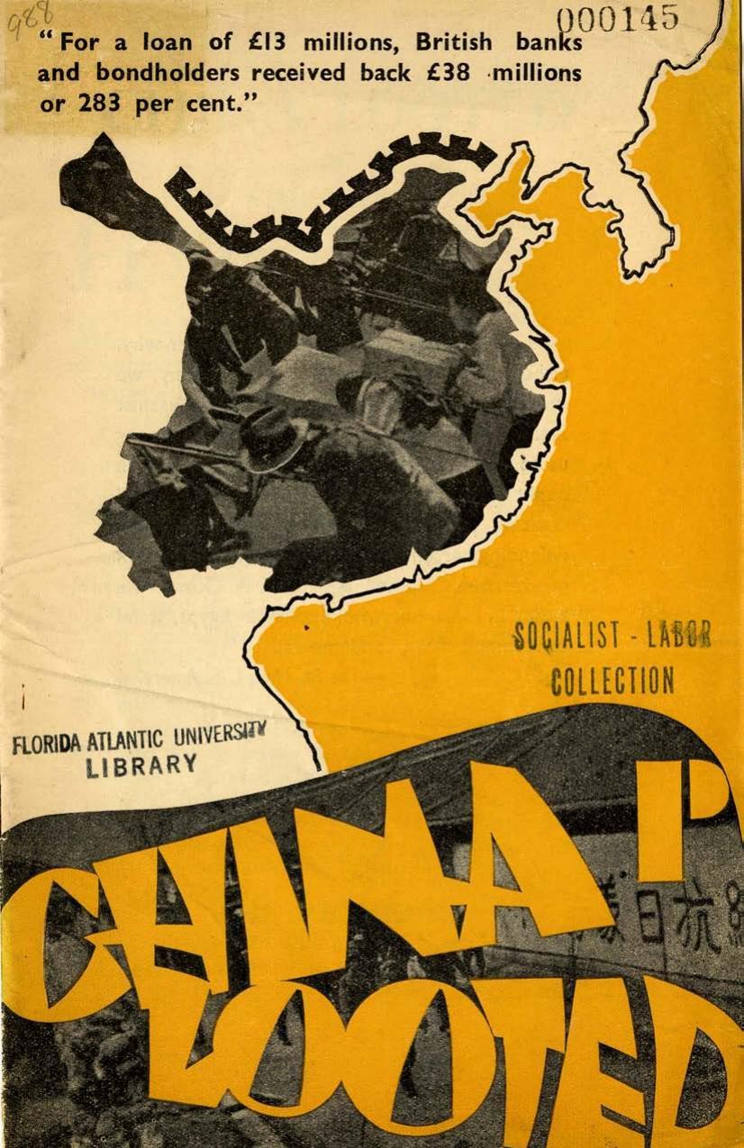 China Looted (1937) by National Labour Press