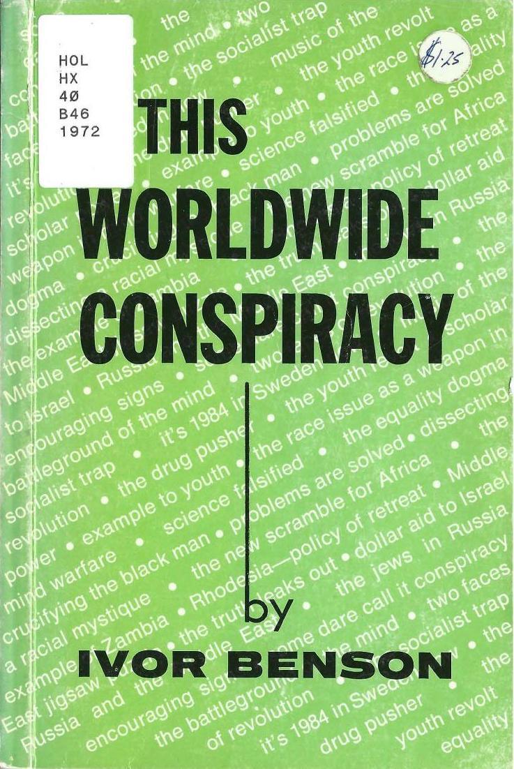 The Worldwide Conspiracy (1972) by Ivor Benson