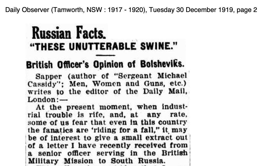 Earliest reports of Bolshevism in Australian newspapers up to 1920 (1920) by National Library of Australia