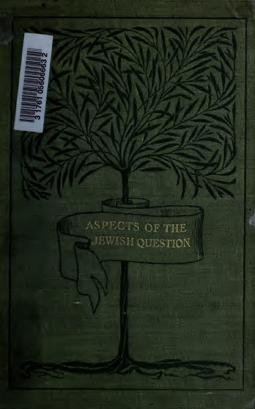 Aspects of the Jewish Question (1902) by Laurie Magnus, 1872-1933