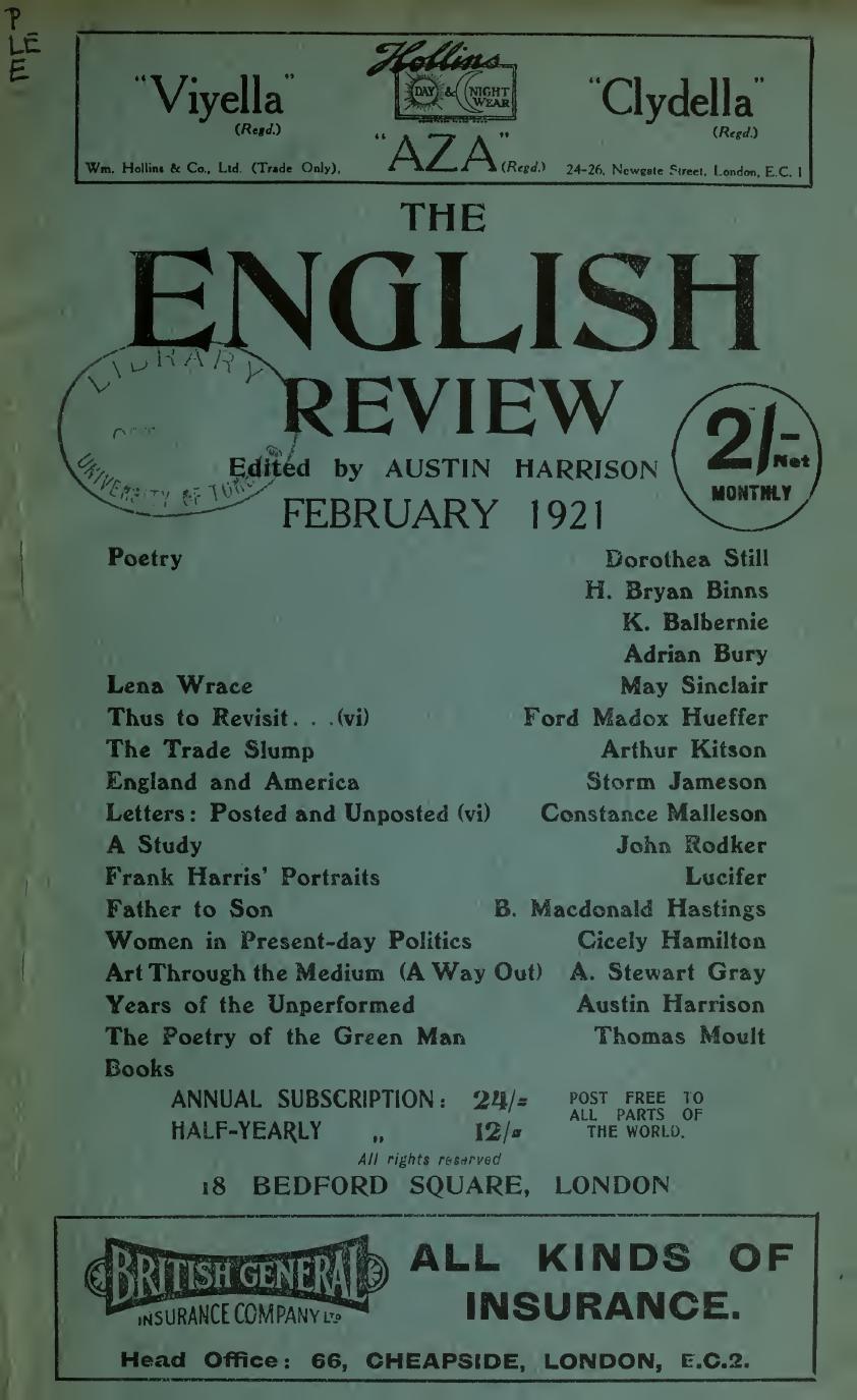The Trade Slump (1921) by Arthur Kitson