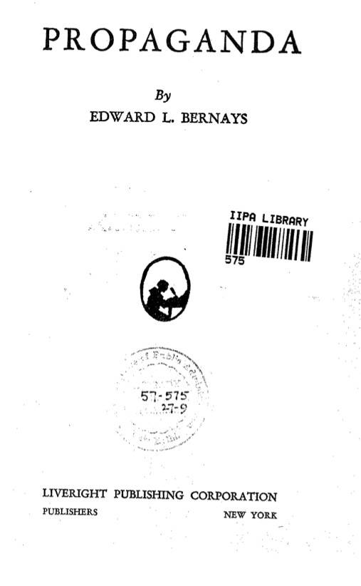 Propaganda (1928) by Edward L. Bernays