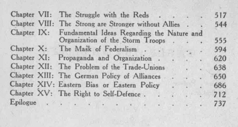 My Struggle (Mein Kampf) by Adolf Hitler - Contents 1