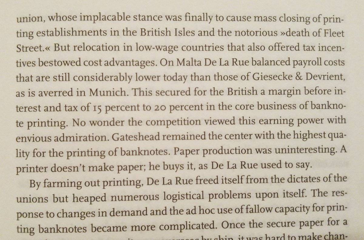 De La Rue outsourcing