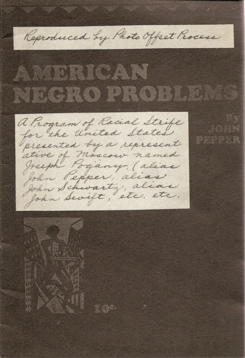 American Negro Problems (1928) by John Pepper