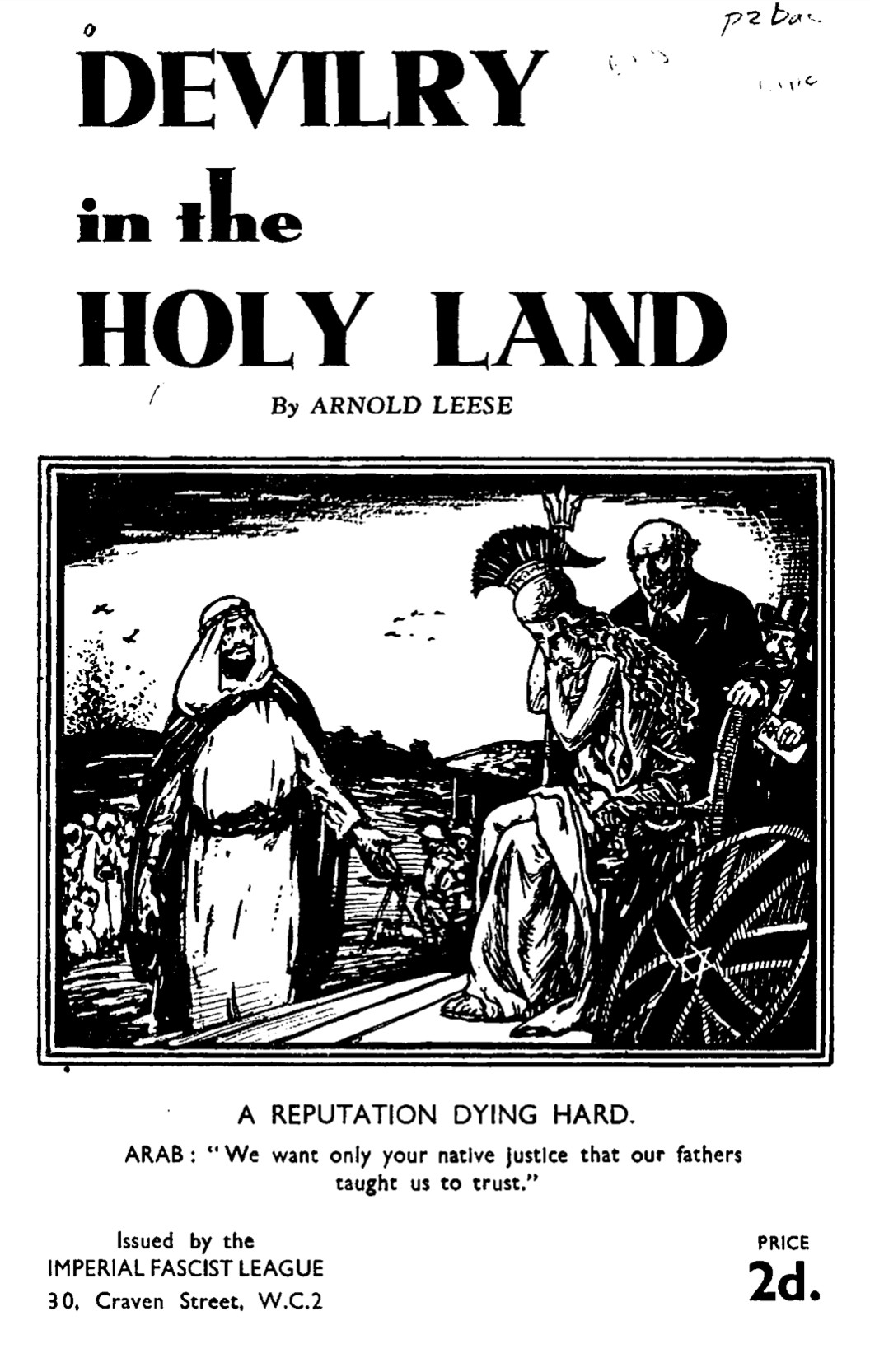 Devilry in the  Holy Land (1938) by Arnold Spencer Leese