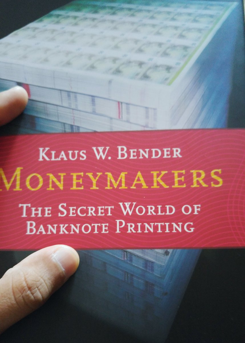 Book cover of "Moneymakers - The Secret World Of Banknote Printing" by Klaus W. Bender