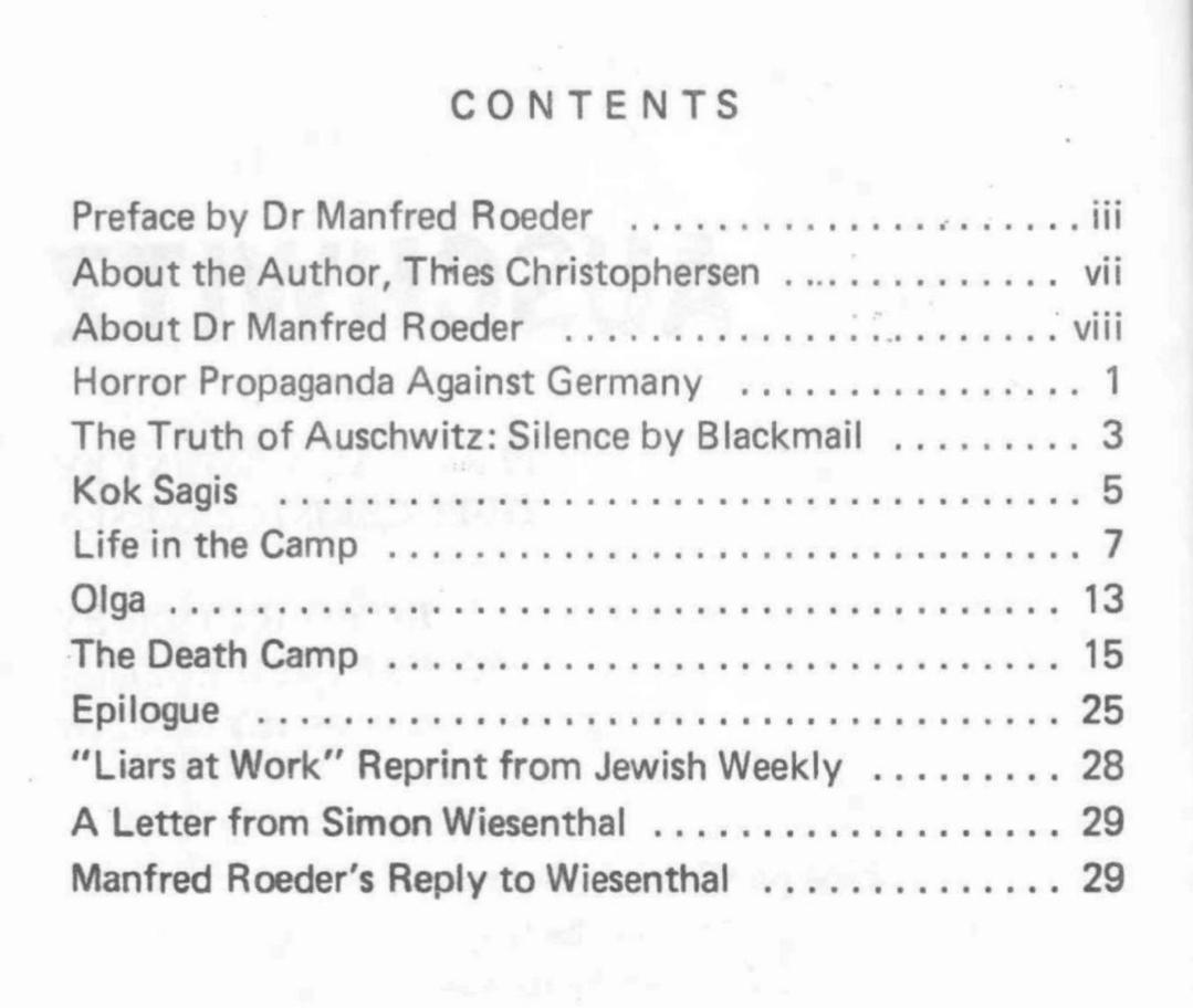 Contents Page